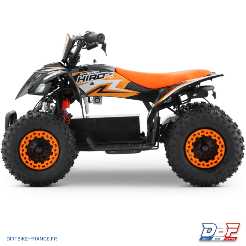 Quad enfant électrique hiro cobra 800w Orange, Dirt Bike France - Photo N°6