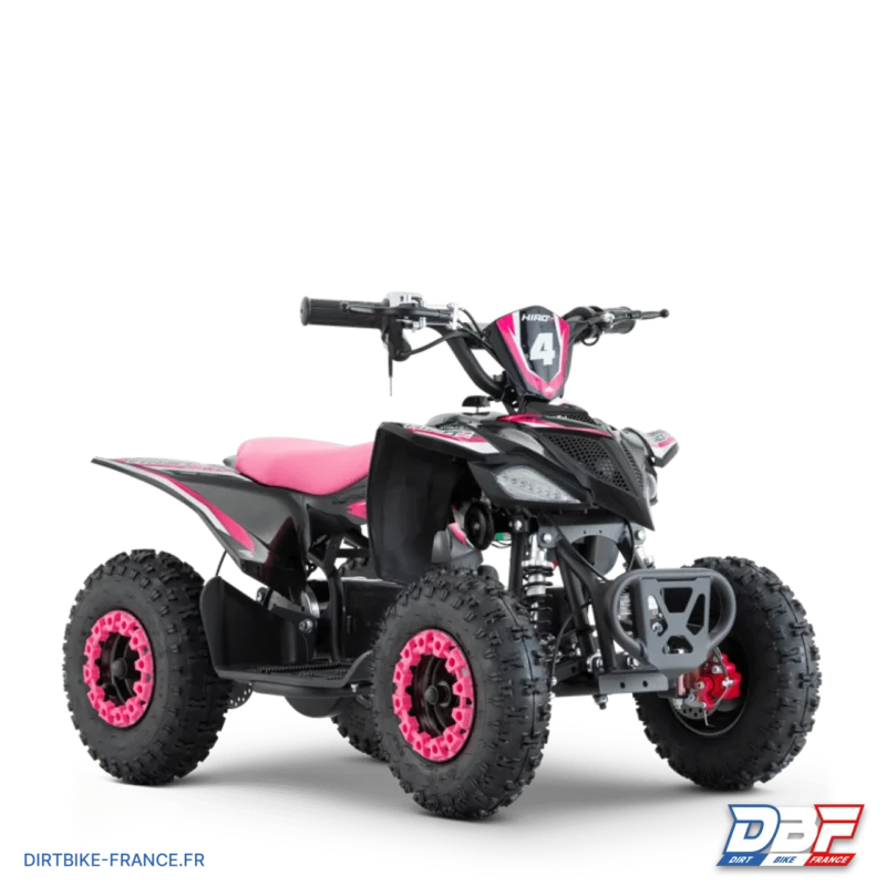 Quad enfant électrique hiro cobra 800w Rose, Dirt Bike France - Photo N°1