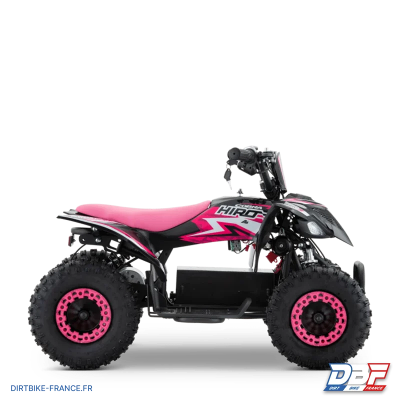 Quad enfant électrique hiro cobra 800w Rose, Dirt Bike France - Photo N°5