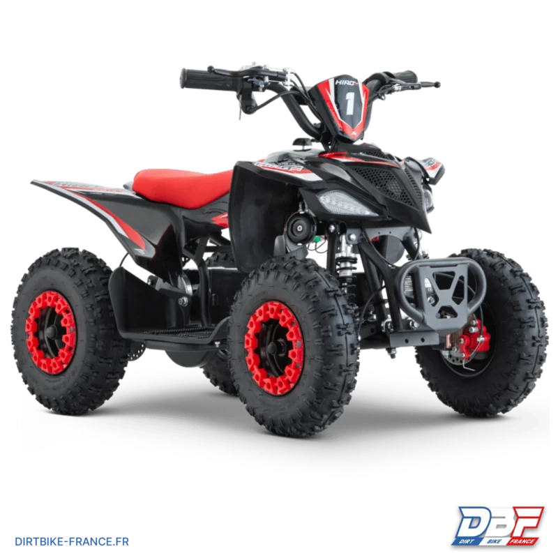 Quad enfant électrique hiro cobra 800w Rouge, Dirt Bike France - Photo N°1