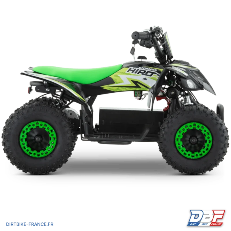 Quad enfant électrique hiro cobra 800w Vert, Dirt Bike France - Photo N°5