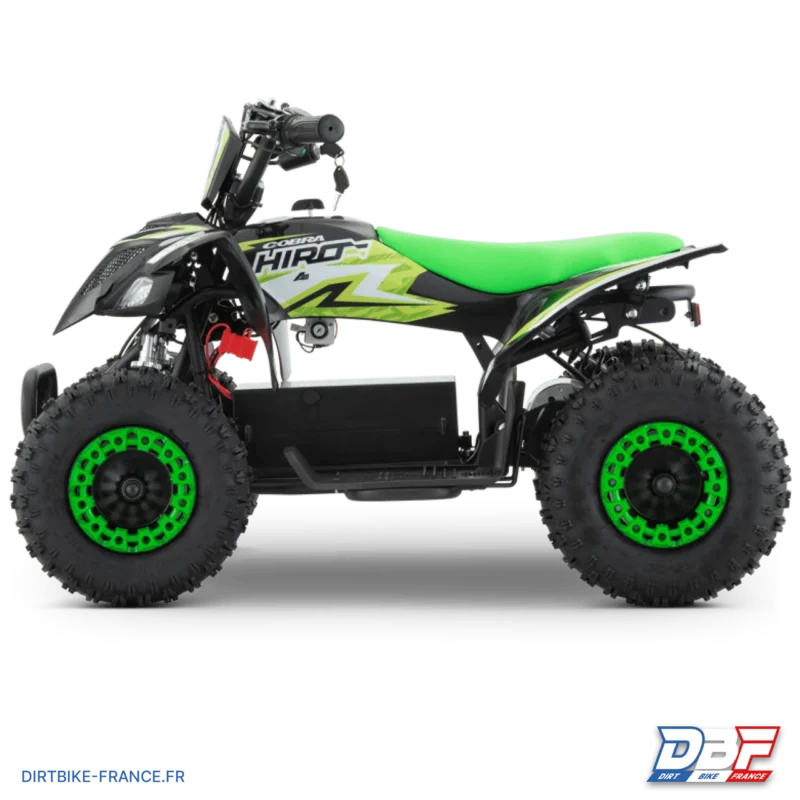 Quad enfant électrique hiro cobra 800w Vert, Dirt Bike France - Photo N°6