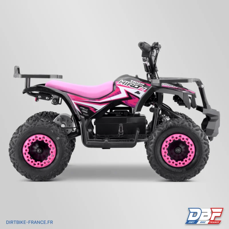 Quad enfant électrique hiro tiger 800w 2024 Rose, Dirt Bike France - Photo N°4