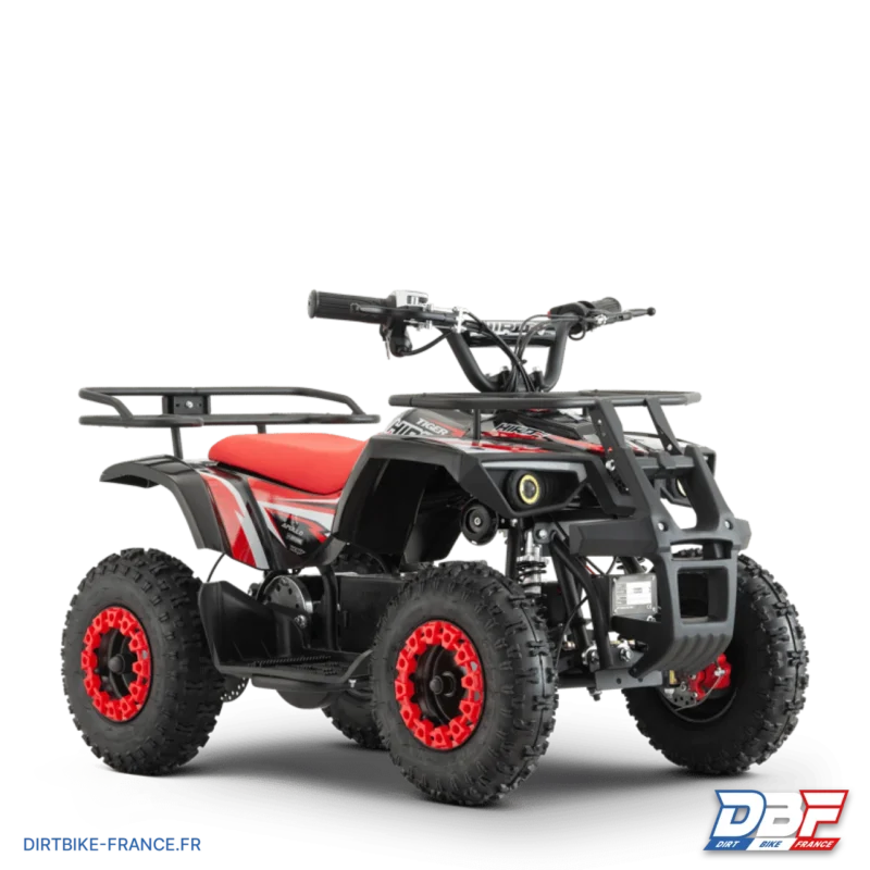 Quad enfant électrique hiro tiger 800w Rouge, Dirt Bike France - Photo N°1