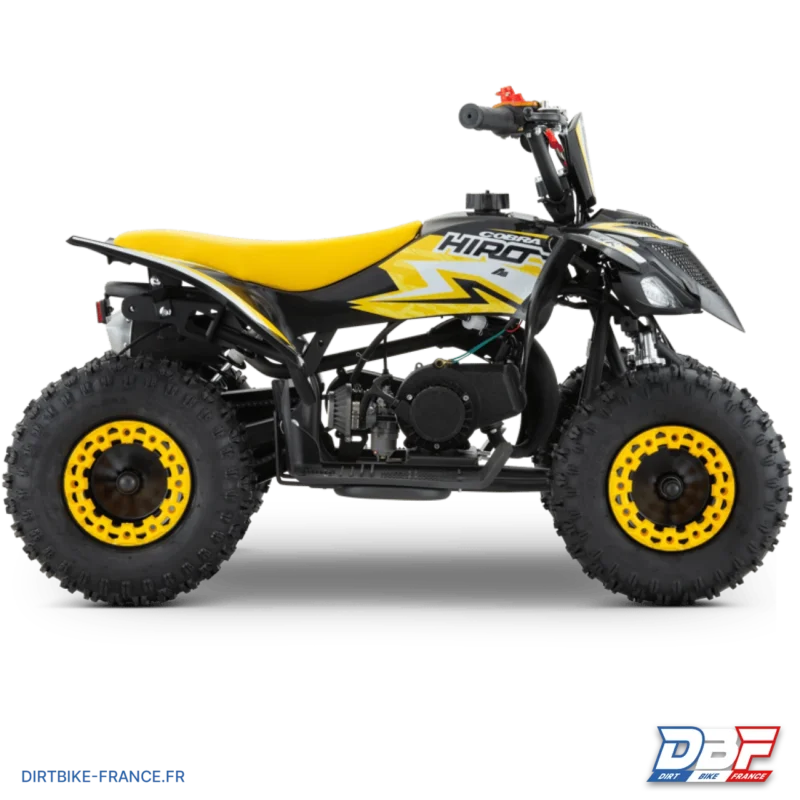 Quad enfant hiro cobra 49cc Jaune, Dirt Bike France - Photo N°5