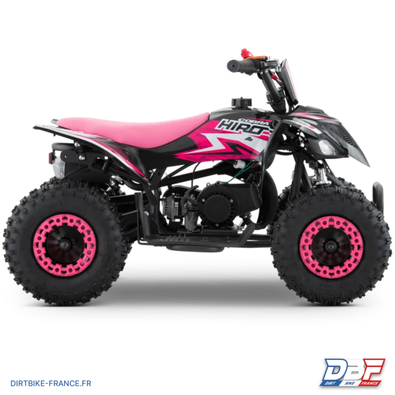 Quad enfant hiro cobra 49cc Rose, Dirt Bike France - Photo N°5