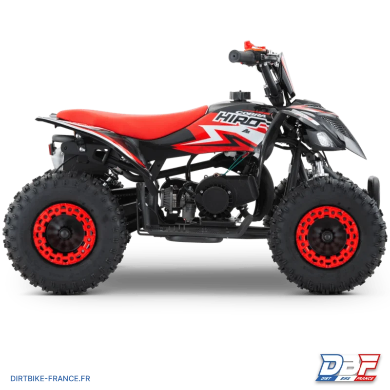 Quad enfant hiro cobra 49cc Rouge, Dirt Bike France - Photo N°5