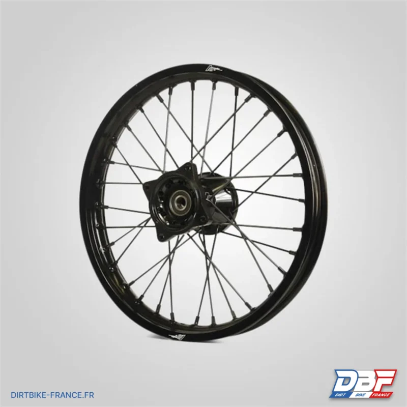 Roue avant aluminium 7116 volt racing moyeu 14″ ø15 Noir, Dirt Bike France - Photo N°1