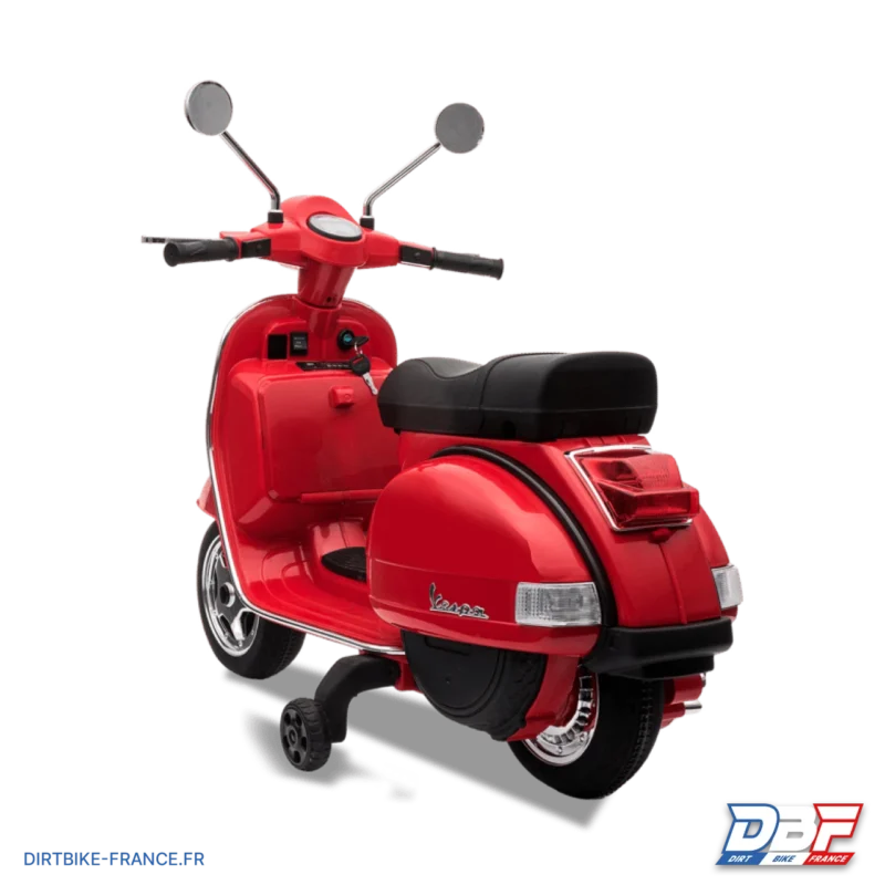 Scooter électrique enfant piaggio vespa px150 Rouge, Dirt Bike France - Photo N°4