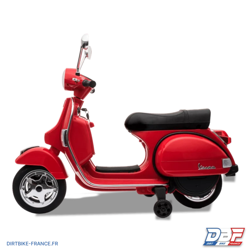 Scooter électrique enfant piaggio vespa px150 Rouge, Dirt Bike France - Photo N°6