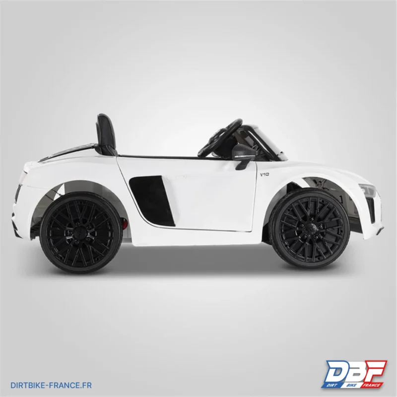 Voiture électrique enfant audi r8 spyder Blanc, Dirt Bike France - Photo N°7