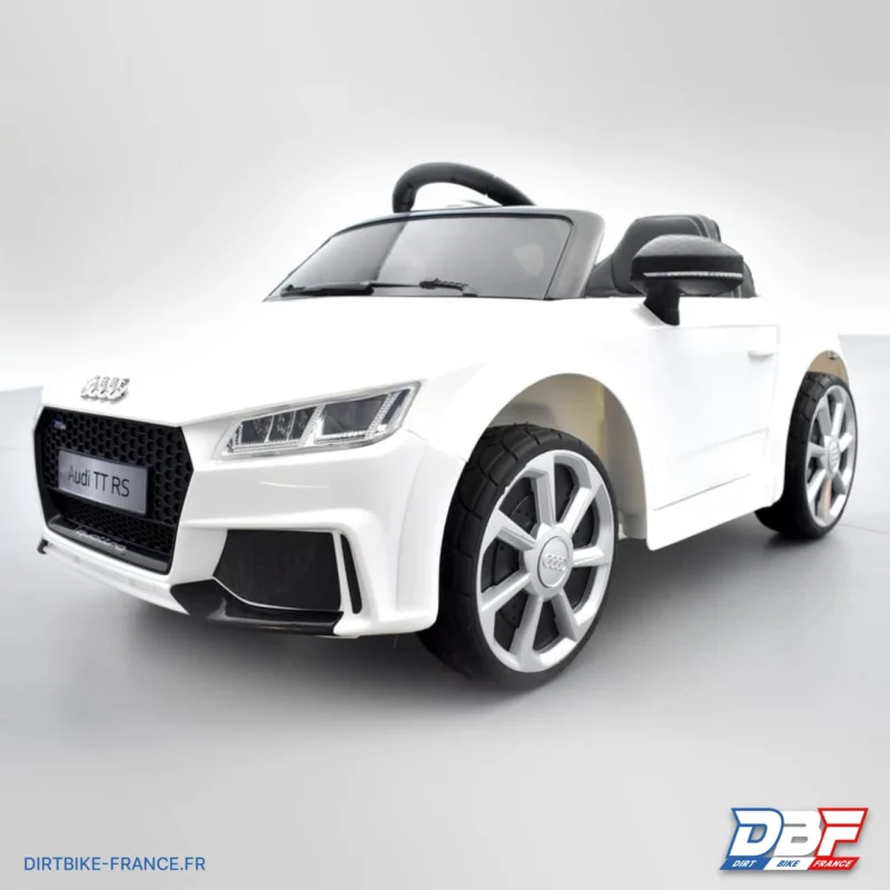 Voiture électrique enfant audi tt rs Blanc, Dirt Bike France - Photo N°2