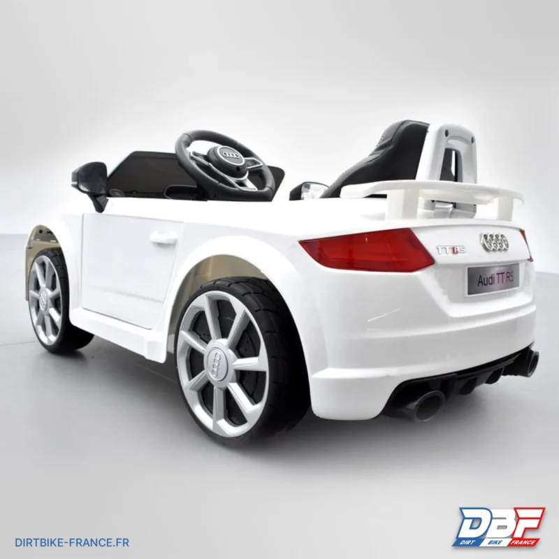 Voiture électrique enfant audi tt rs Blanc, Dirt Bike France - Photo N°6