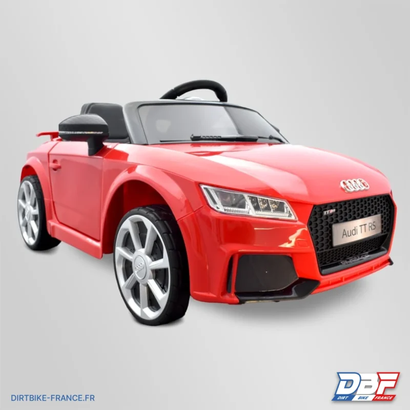 Voiture électrique enfant audi tt rs Rouge, Dirt Bike France - Photo N°1