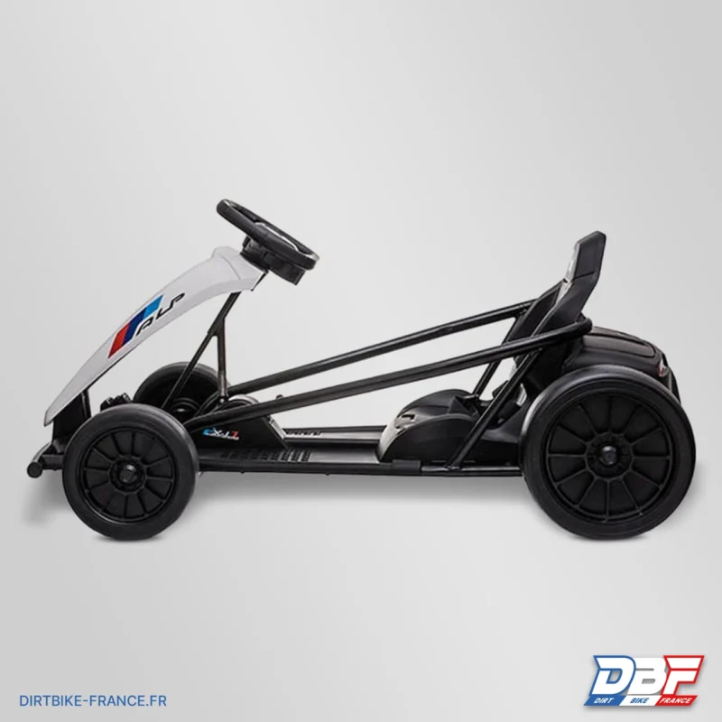 Voiture électrique enfant karting drift 250w Blanc, Dirt Bike France - Photo N°2