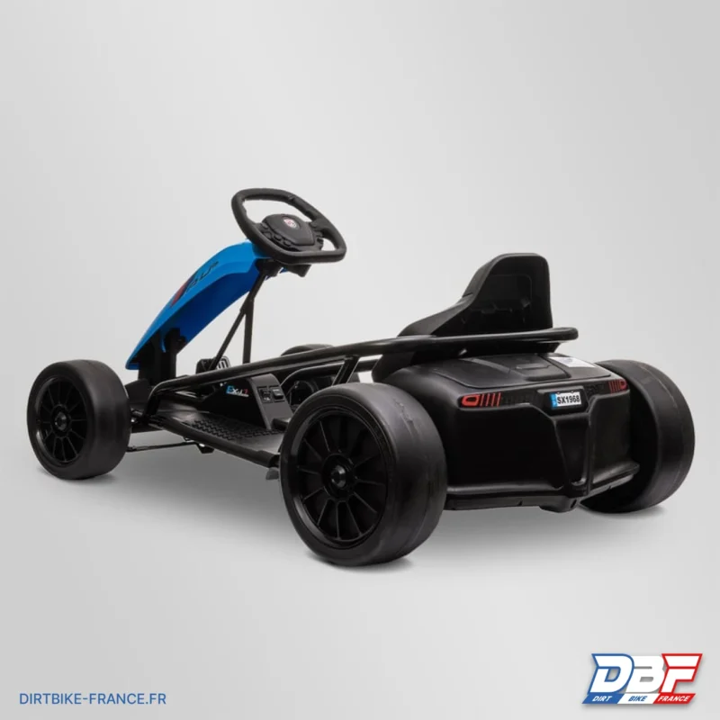 Voiture électrique enfant karting drift 250w Bleu, Dirt Bike France - Photo N°4