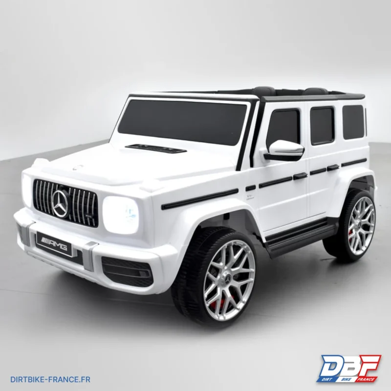 Voiture électrique enfant mercedes amg g63 2 places Blanc, Dirt Bike France - Photo N°2