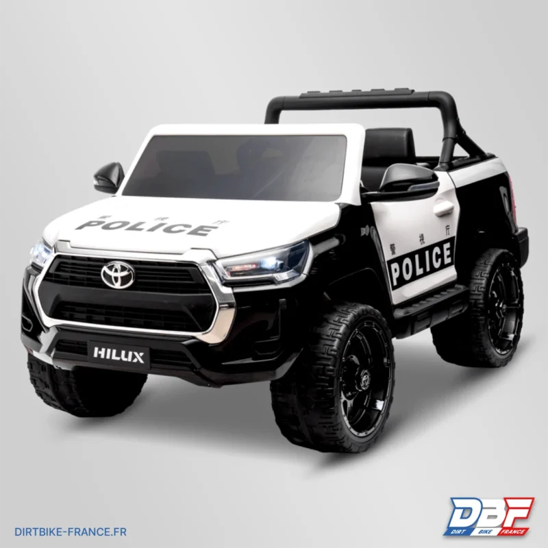 Voiture enfant électrique toyota hilux police 12v, Dirt Bike France - Photo N°3